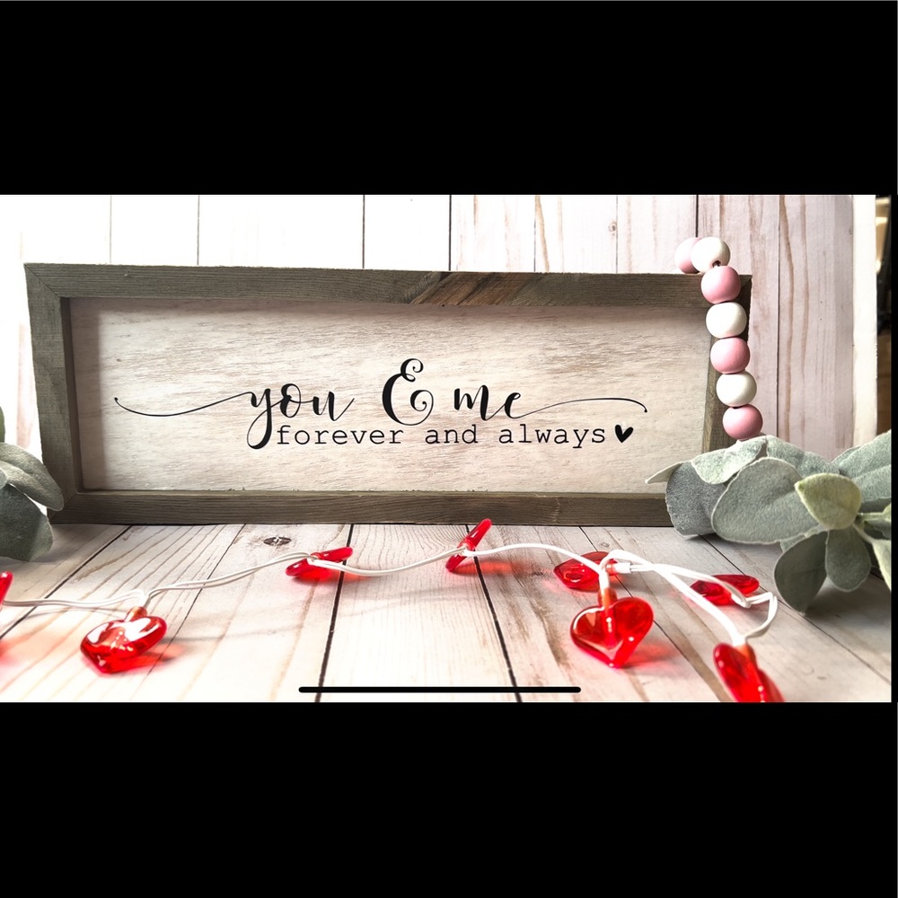 Farmhouse style sign